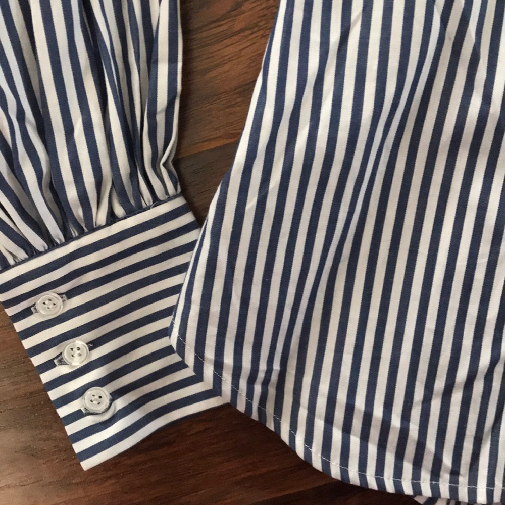 Plaid/striped button down - Picture 3 of 6